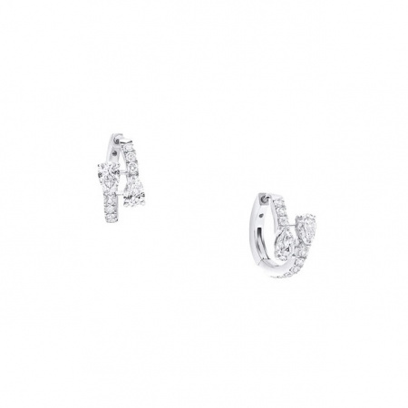 Серьги Graff Duet Diamond Hoop Earrings RGE1564