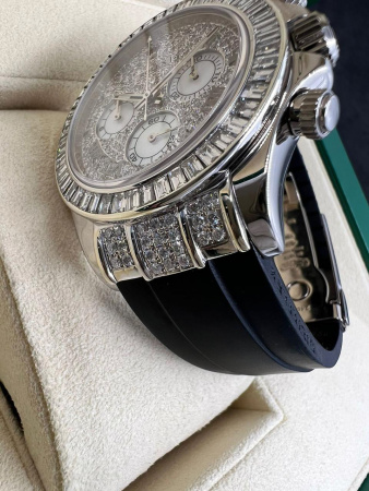 Rolex Cosmograph Daytona Pave Diamond Dial 40 mm 116519 CUSTOM