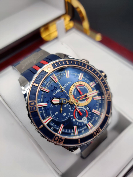 Ulysse Nardin Marine Diver Chronograph 44 mm 1505-151LE-3/93-HAMMER/BQ Limited Edition