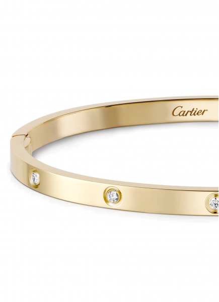 Браслет Cartier Love Bracelet Small Model 10 Diamonds B6047817