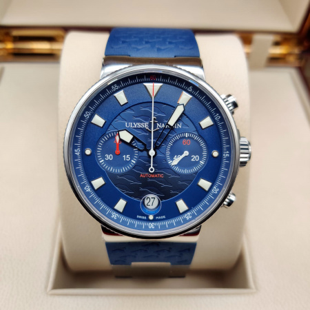 Ulysse Nardin Marine Chronograph Blue Seal 41 mm Limited Edition 353-68LE-3