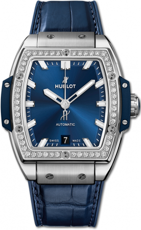 Hublot Spirit of Big Bang Titanium Blue Diamonds 39 mm 665.NX.7170.LR.1204