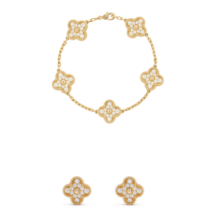 Комплект Van Cleef & Arpels Vintage Alhambra VCARA41400 VCARA44700