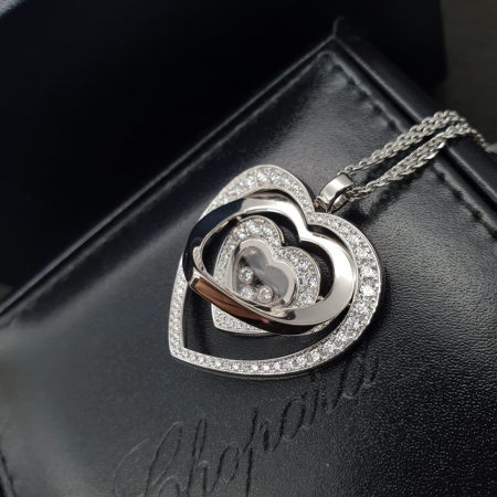 Подвеска Chopard Happy Diamonds Happy Hearts Diamonds 797221-1002