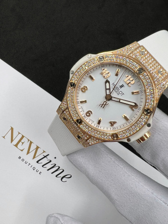 Hublot Big Bang Gold White Pave 38 mm 361.PE.2010.RW.1704
