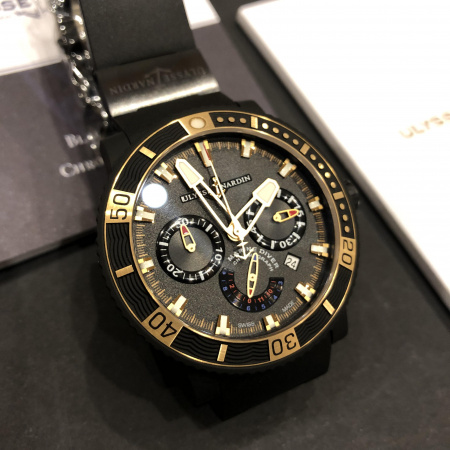 Ulysse Nardin Marine Diver Black Sea Chronograph 353-90-3C