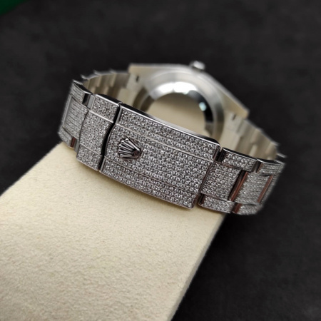 Rolex Datejust II Diamonds Full Pave Tuning 41 mm 126300 CUSTOM