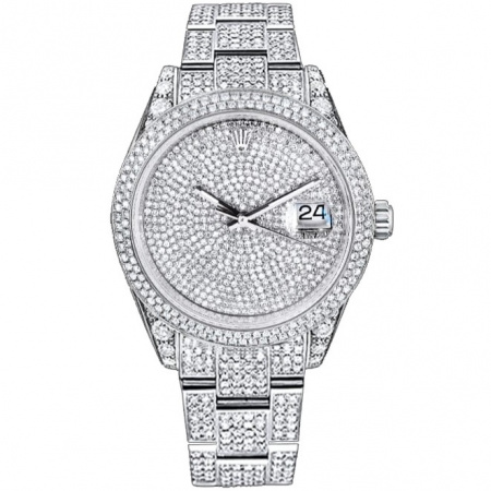Rolex Datejust Diamonds Pave Tuning 36 mm 126200 CUSTOM