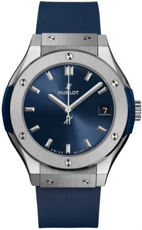 Hublot Classic Fusion Titanium Blue 33 mm 581.NX.7170.RX