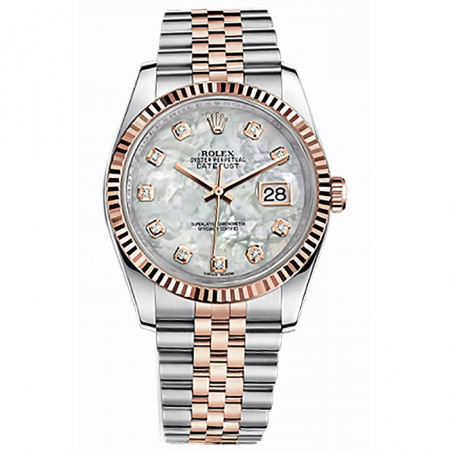 Rolex Datejust 36 mm Steel and Everose Gold
