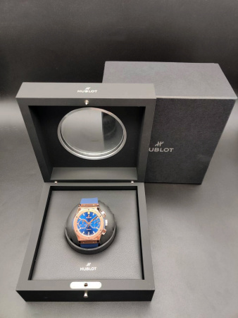 Hublot Classic Fusion Chronograph King Gold Blue 45 mm 521.OX.7180.RX