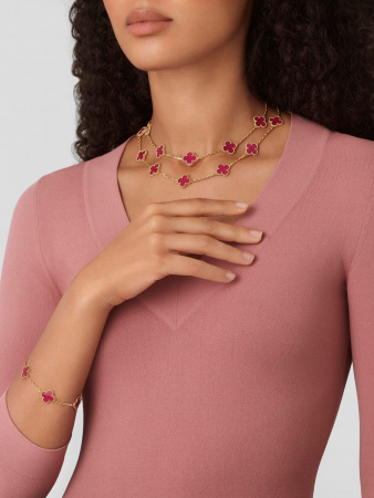 Браслет Van Cleef & Arpels Vintage Alhambra 5 Motifs VCARPQZI00