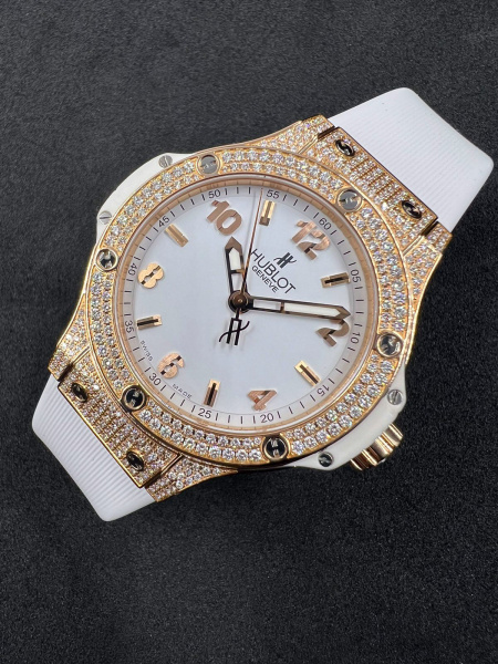 Hublot Big Bang Gold White Pave 38 mm 361.PE.2010.RW.1704