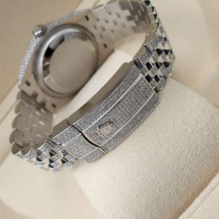 Rolex Datejust Diamonds Full Pave Tuning 36 mm 126200 CUSTOM