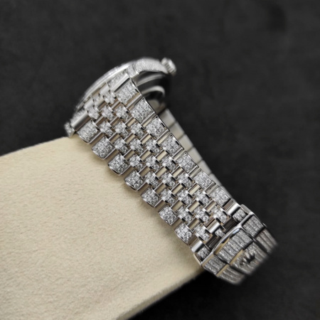 Rolex Datejust II Diamonds Full Pave Tuning 41 mm 126300 CUSTOM