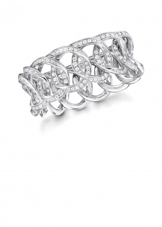 Кольцо Graff Inspired by Twombly Round Diamond Pavé Band RGR 766