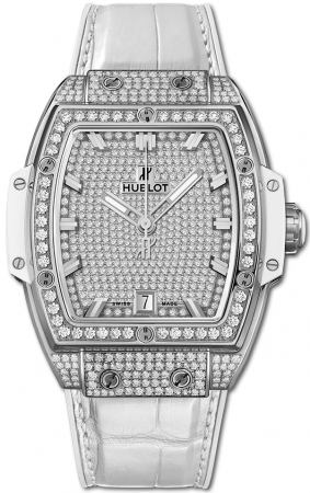 Hublot Spirit of Big Bang Titanium White Full Pave 39 mm 665.NE.9010.LR.1604