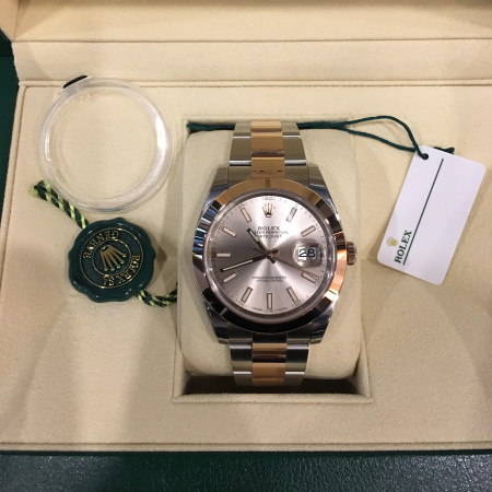 Rolex Datejust 41 mm Steel and Everose Gold 126301