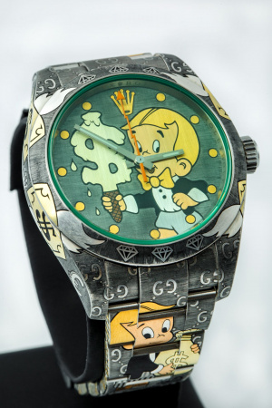 Rolex Oyster Milgauss Alec Monopoly Edition 40 mm 116400 Hand-Engraved CUSTOM