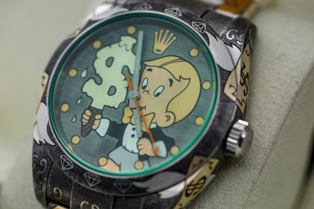 Rolex Oyster Milgauss Alec Monopoly Edition 40 mm 116400 Hand-Engraved CUSTOM