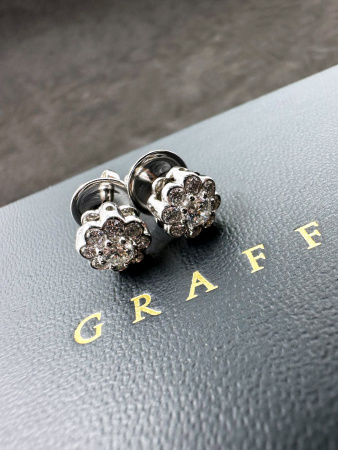 Серьги Graff Diamond Cluster