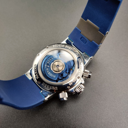 Ulysse Nardin Marine Chronograph Blue Seal 41 mm Limited Edition 353-68LE-3
