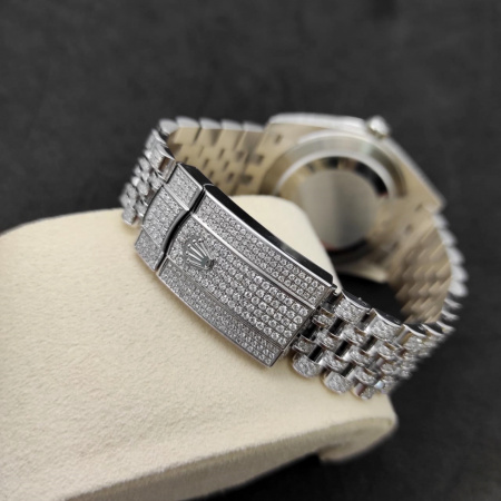 Rolex Datejust II Diamonds Full Pave Tuning 41 mm 126300 CUSTOM