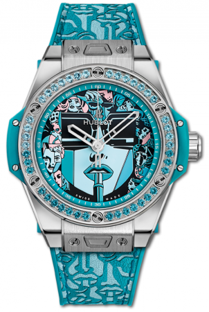 Hublot Big Bang One Click Marc Ferrero Steel Turquoise 39 mm 465.SX.1190.VR.1207.LIP19
