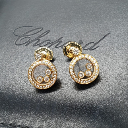 Серьги Chopard Happy Diamonds 833957-0001