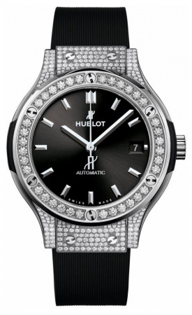Hublot Classic Fusion Titanium Pave 38 mm 565.NX.1470.RX.1604