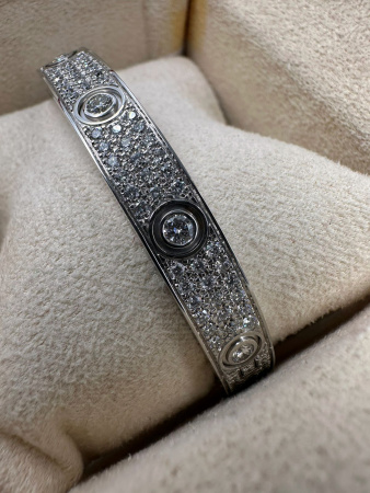 Браслет Cartier Love Bracelet Diamond-Paved N6033602