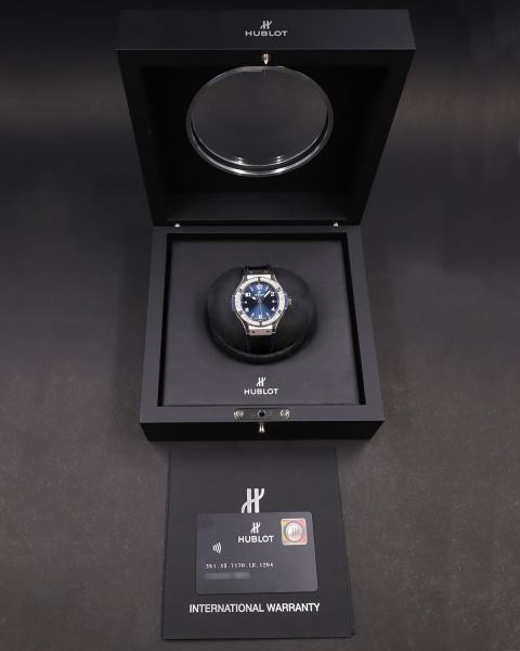 Hublot Big Bang Steel Blue Diamonds 38 mm 361.SX.7170.LR.1204