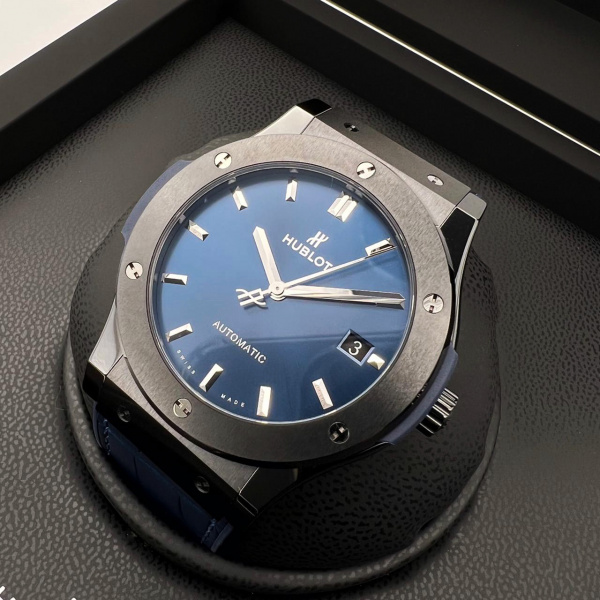 Hublot Classic Fusion Ceramic Blue 45 mm 511.CM.7170.LR