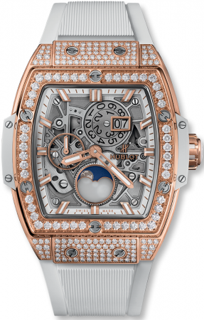 Hublot Spirit of Big Bang Moonphase King Gold Pave 42 mm 647.OE.2080.RW.1604