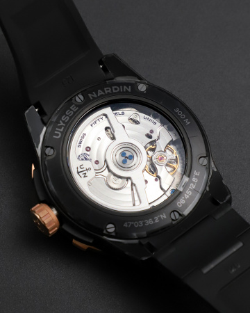 Ulysse Nardin Marine Diver Chronometer 44 mm 1185-170-3/BLACK