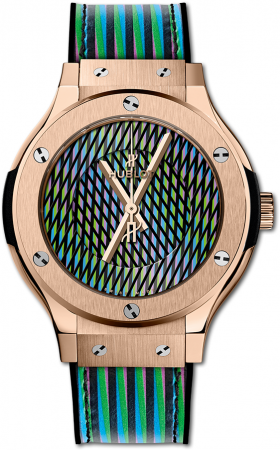 Hublot Classic Fusion Cruz Diez King Gold 38 mm 565.OX.8900.VR.CZD19