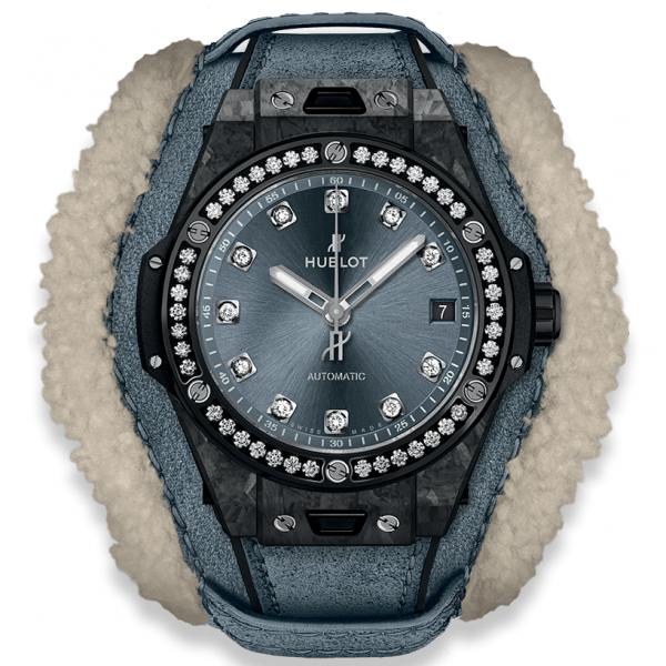 Hublot Big Bang One Click Frosted Carbon Diamonds 39 mm 465.QK.7170.VR.1204.ALP18