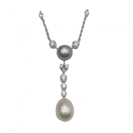 Колье Cartier Unique Piece Diamonds Pearl