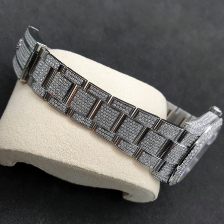 Rolex Datejust II Diamonds Full Pave Tuning 41 mm 126300 CUSTOM