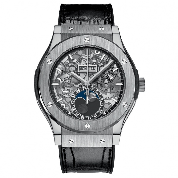 Hublot Classic Fusion Aerofusion Moonphase Titanium 45 mm 517.NX.0170.LR