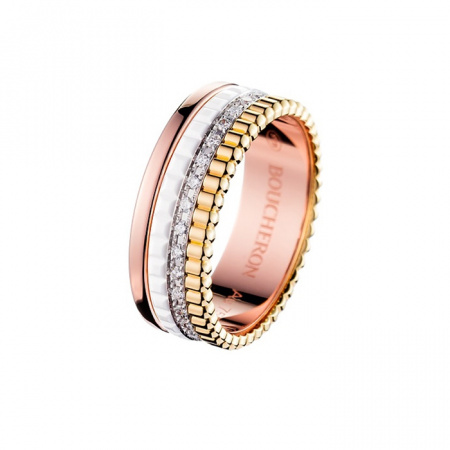 КОЛЬЦО BOUCHERON QUATRE WHITE EDITION SMALL