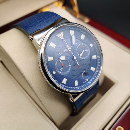 Ulysse Nardin Marine Chronograph Blue Seal 41 mm Limited Edition 353-68LE-3