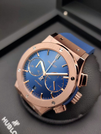 Hublot Classic Fusion Chronograph King Gold Blue 45 mm 521.OX.7180.RX