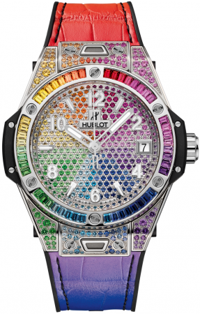 Hublot Big Bang One Click Steel Rainbow 39 mm 465.SX.9910.LR.0999