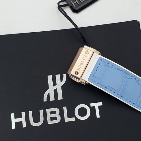 Hublot Spirit of Big Bang Light Blue Ceramic King Gold Diamonds 39 mm 665.EO.891L.LR.1204