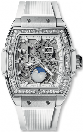 Hublot Spirit of Big Bang Moonphase Titanium White Diamonds 42 mm 647.NE.2070.RW.1204