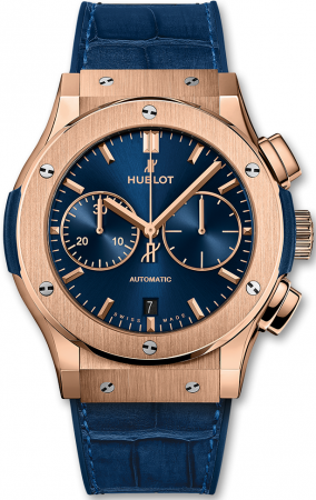 Hublot Classic Fusion Chronograph King Gold Blue 45 mm 521.OX.7180.LR