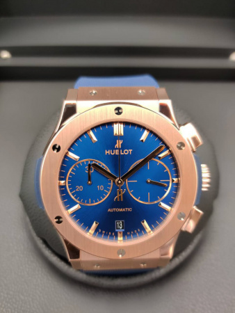 Hublot Classic Fusion Chronograph King Gold Blue 45 mm 521.OX.7180.RX