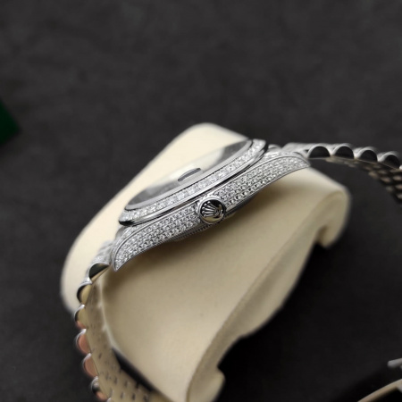Rolex Datejust II Diamonds Full Pave Tuning 41 mm 126300 CUSTOM
