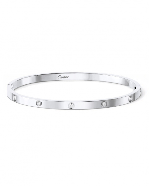 Браслет Cartier Love Bracelet Small Model 10 Diamonds B6048017